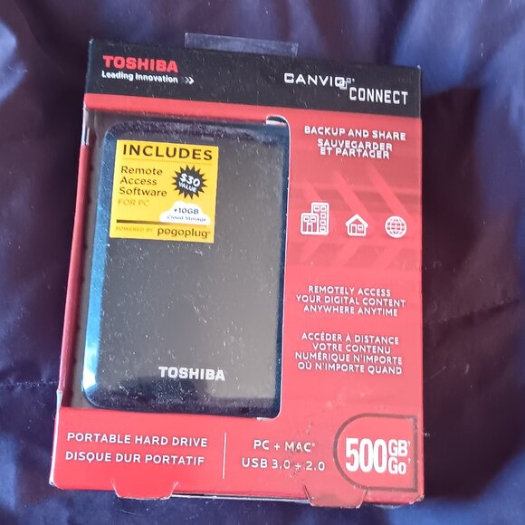 Toshiba Canvio Connect portable Hard drive